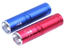 CREE XP-E LED 3-Mode Zoom Flashlight - Red / Blue